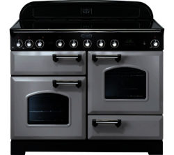 RANGEMASTER  Classic Deluxe 110 Electric Induction Range Cooker - Royal Pearl & Chrome